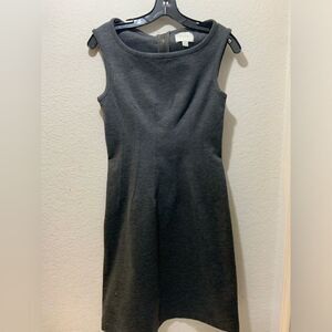 Deletta Anthropologie Gray Jersey Knit Stretch Dress XS